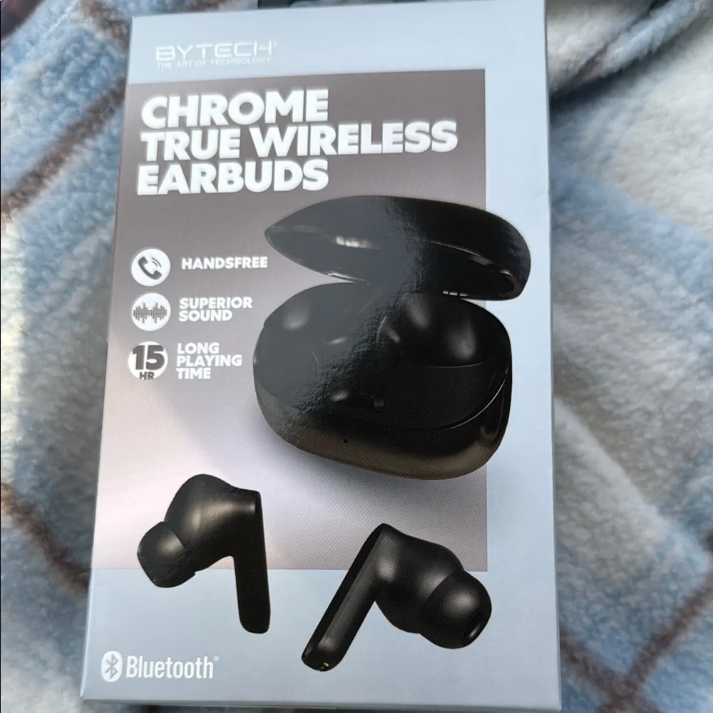 Chrome True Wireless Earbuds - Black